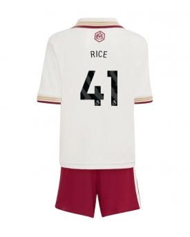 Arsenal Declan Rice #41 Maglia Gara Terza Repliche 2025-26 Bambino Maniche Corte